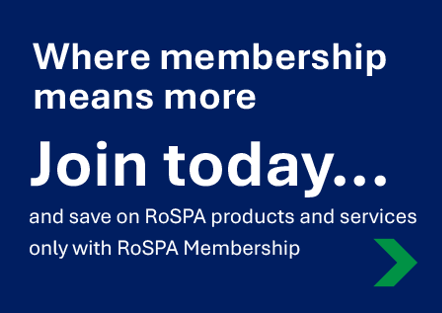 Full RoSPA Membership Product image